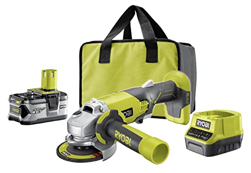 Ryobi R18AG-140S, Grigio, Ø 115 mm