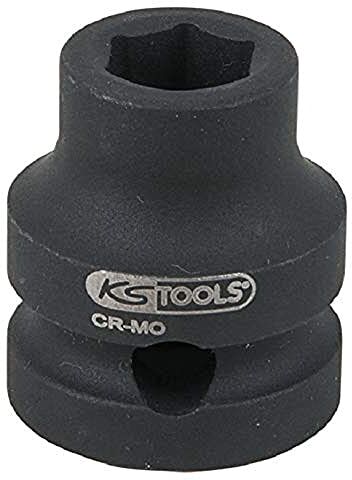 KS TOOLS 515.0067 Bussola esagonale 1/2" per avvitatori ad impulsi, extra corta, 19.0 mm