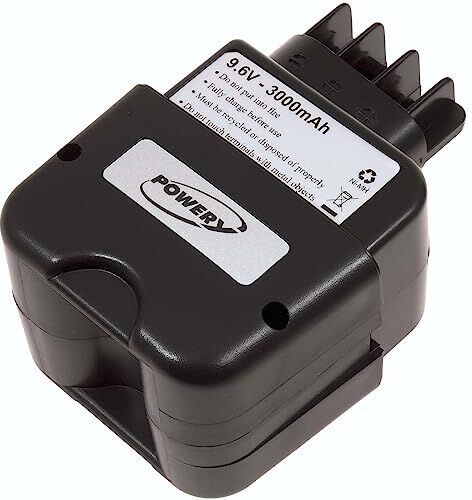 akku-net Batteria per metabo Trapano Avvitatore A BE 9,6/2RT NiMH, 9,6V, NiMH