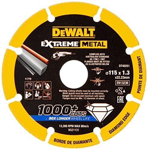 DeWalt Disco Diamantato Taglio Metallo 115x22.23x1.3mm