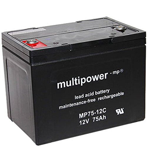Multipower Multi Power Mp75 – 12 C 12 V/75000 mAh batteria piombo cicli bleigel batteria cicli Fest