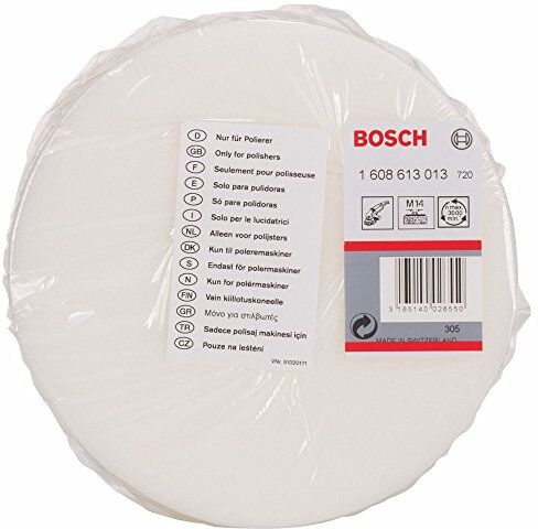 Bosch Spugna per Lucidatura con Filettatura M 14, 160 mm