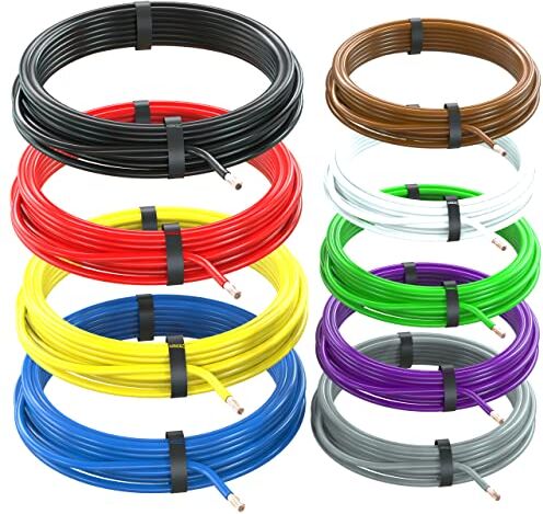 AUPROTEC Cavo auto 2,5 mm² Set 9 colori da 5 m FLRY-B come anello