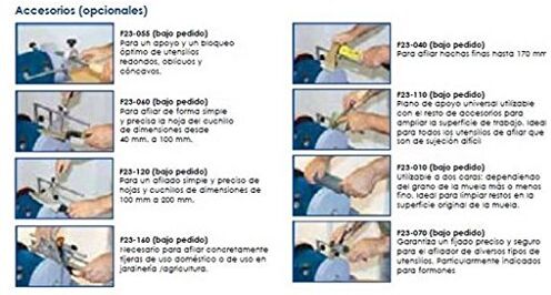 Fox 23-010 rettificato di F-Mola per affilare, sottili e spessi, valido per F 23-730