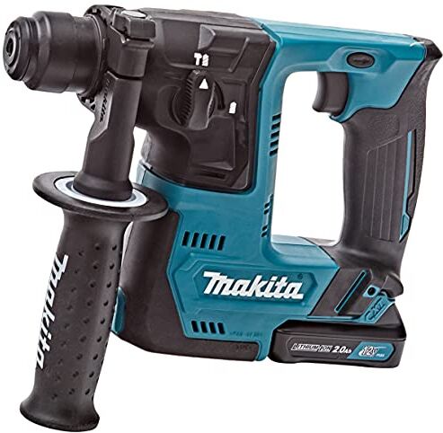 Makita TASSELLATORE 10,8V 2x2Ah 14mm SDS Plus compatibile 2FUNZ. 1J ACCESSORI, Nero