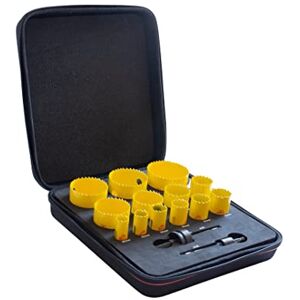 Starrett Kit di seghe a tazza bimetalliche – 15 pezzi KDC13021 Set di seghe a tazza per uso generico con set di mandrini – compatibile con Bosch Dewalt Hitachi Festool Milwaukee Starrett Kit di seghe a tazza bimetalliche – 15 pezzi KDC13021 Set di seghe a tazza per uso generico con set di mandrini – compatibile con Bosch Dewalt Hitachi Festool Milwaukee