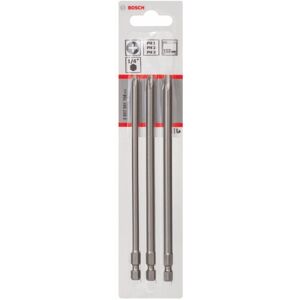 Bosch Punta Extradura Ph1,Ph2,Ph3x152mm: 3 uds Bosch Punta Extradura Ph1,Ph2,Ph3x152mm: 3 uds