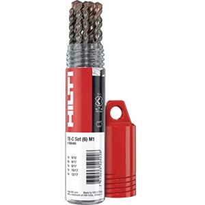 HILTI 2224211 Punta per trapano a percussione TE-C (6) Set M1 HILTI 2224211 Punta per trapano a percussione TE-C (6) Set M1
