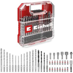 Einhell Accessories Set di punte e trapani originale Einhell L-CASE da 40 pezzi (punte da 25 mm, portapunte a cambio rapido, chiave a bussola, svasatore, punte per metallo, pietra e legno, inclusa scatola di custodia) Einhell Accessories Set di punte e trapani originale Einhell L-CASE da 40 pezzi (punte da 25 mm, portapunte a cambio rapido, chiave a bussola, svasatore, punte per metallo, pietra e legno, inclusa scatola di custodia)
