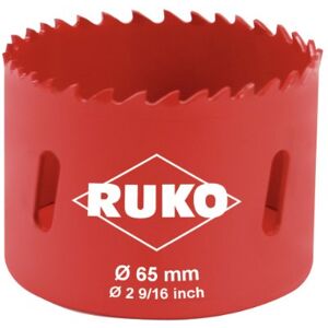RUKO Corona perforadora HSS bimetal, dentado variable (65 mm) RUKO Corona perforadora HSS bimetal, dentado variable (65 mm)