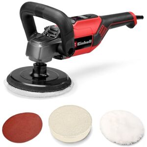 Einhell Lucidatrice e smerigliatrice CC-PO 1100/150 CE (1100 W, platorello levigatura Ø 150 mm, regol. elettronica giri 500 3.500 min-1, elettronica costante, fissaggio a strappo, accessori incl.) Einhell Lucidatrice e smerigliatrice CC-PO 1100/150 CE (1100 W, platorello levigatura Ø 150 mm, regol. elettronica giri 500 3.500 min-1, elettronica costante, fissaggio a strappo, accessori incl.)