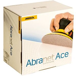Mirka Abranet Ace dischi abrasivi a rete Ø 150mm a strappo/grana P600 / 50 pz/Per tutte le levigatrici rotorbitali da 150mm / Semiceramica/Per la levigatura di superfici dure, legno, metallo Mirka Abranet Ace dischi abrasivi a rete Ø 150mm a strappo/grana P600 / 50 pz/Per tutte le levigatrici rotorbitali da 150mm / Semiceramica/Per la levigatura di superfici dure, legno, metallo