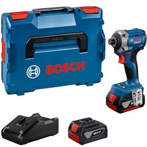 Bosch 18V System Avvitatore con percussione a batteria GDR 18V-215 (incl. 2 batterie GBA 18V 4.0Ah, caricabatteria GAL 18V-40, L-BOXX) Bosch 18V System Avvitatore con percussione a batteria GDR 18V-215 (incl. 2 batterie GBA 18V 4.0Ah, caricabatteria GAL 18V-40, L-BOXX)