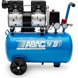 ABAC Compressore d'Aria Silenzioso EASE-AIR 24, Compressore Aria Oil-Free, Pressione Massima 8 Bar, Potenza 1 Hp, Serbatoio 24 Litri, Rumorosità 59 dB ABAC Compressore d'Aria Silenzioso EASE-AIR 24, Compressore Aria Oil-Free, Pressione Massima 8 Bar, Potenza 1 Hp, Serbatoio 24 Litri, Rumorosità 59 dB