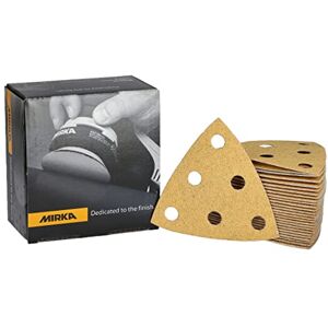 Mirka Abrasivo GOLD - 93x93x93mm - Granulato 80 - 50 unità - Disco abrasivo Mirka Abrasivo GOLD - 93x93x93mm - Granulato 80 - 50 unità - Disco abrasivo