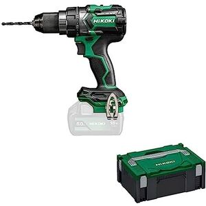 HIKOKI Trapano avvitatore a batteria 18 V, 140 Nm, senza spazzole, tecnologia RFC, mandrino rapido da 13 mm Incl. valigetta HSC II Potente e compatto (senza batteria e caricabatterie) HIKOKI Trapano avvitatore a batteria 18 V, 140 Nm, senza spazzole, tecnologia RFC, mandrino rapido da 13 mm Incl. valigetta HSC II Potente e compatto (senza batteria e caricabatterie)