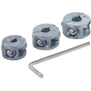 wolfcraft Set di arresti di profondità Universal, 4 pz Per foratura a profondità limitata wolfcraft Set di arresti di profondità Universal, 4 pz Per foratura a profondità limitata