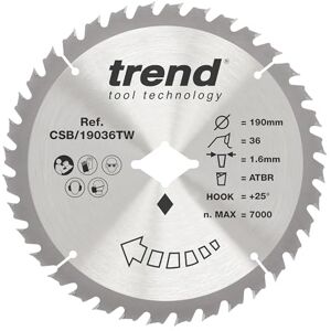 Trend CSB/19036TW Craft Pro Filo Sottile Lama Circolare - Lama Circolare Trend CSB/19036TW Craft Pro Filo Sottile Lama Circolare - Lama Circolare