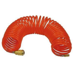 ABAC Tubo flessibile spiralato per aria compressa, diametro esterno 8 mm e diametro interno 6 mm. Completo di raccordi ad innesto rapido universali alle estremità. Lunghezza 10 metri ABAC Tubo flessibile spiralato per aria compressa, diametro esterno 8 mm e diametro interno 6 mm. Completo di raccordi ad innesto rapido universali alle estremità. Lunghezza 10 metri