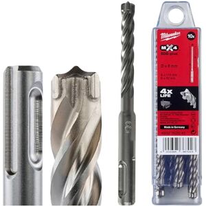 Milwaukee Broca SDS-Plus MX4 8x110-10uds Milwaukee Broca SDS-Plus MX4 8x110-10uds