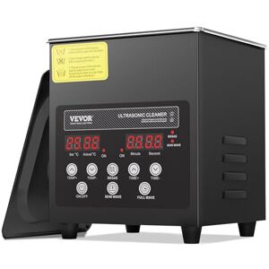 VEVOR Pulitore a Ultrasuoni 2 L Macchina per Pulizia a Ultrasuoni Digitale da 60 W 40 kHz con Modalità Delicata e Degasaggio Migliorato, con Riscaldatore per Gioielli, Occhiali, Utensili, Contenitori VEVOR Pulitore a Ultrasuoni 2 L Macchina per Pulizia a Ultrasuoni Digitale da 60 W 40 kHz con Modalità Delicata e Degasaggio Migliorato, con Riscaldatore per Gioielli, Occhiali, Utensili, Contenitori