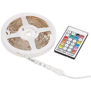 MÜLLER LICHT Mueller-Licht Set completo di strisce LED con spina, 230 V, 5 m RGB MÜLLER LICHT Mueller-Licht Set completo di strisce LED con spina, 230 V, 5 m RGB