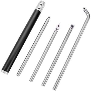 VEVOR Utensili per Tornitura in Legno per Metallo Duro, Utensili da Tornio in Legno per Metallo 4 Pezzi, Creare Curve e Insenature e Tagliare Linee VEVOR Utensili per Tornitura in Legno per Metallo Duro, Utensili da Tornio in Legno per Metallo 4 Pezzi, Creare Curve e Insenature e Tagliare Linee