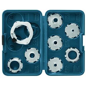 Set di guide per modelli di router Bosch RA1128 da 8 pezzi Set di guide per modelli di router Bosch RA1128 da 8 pezzi