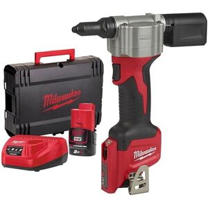 Milwaukee Rivettatrice compatta 12V 1 batteria 2,0Ah Milwaukee Rivettatrice compatta 12V 1 batteria 2,0Ah