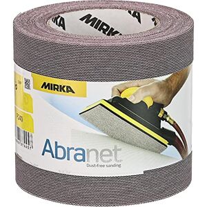 Mirka Abranet rotolo abrasivo netto 115 mm x 10 m a strappo/grana P240 / 1 rotolo/per levigare legno, stucco, vernice, plastica / Mirka Abranet rotolo abrasivo netto 115 mm x 10 m a strappo/grana P240 / 1 rotolo/per levigare legno, stucco, vernice, plastica /