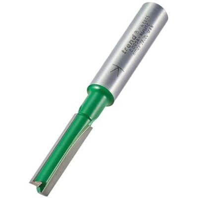 TREND Fresa a due taglienti per gole diametro 6 mm x taglio 25 mm di taglio, adatta per applicazioni come incisione, scanalatura, battentature e mortasatura poco profonda, TREND Fresa a due taglienti per gole diametro 6 mm x taglio 25 mm di taglio, adatta per applicazioni come incisione, scanalatura, battentature e mortasatura poco profonda,