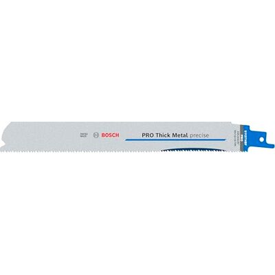 Bosch PRO Thick Metal S1137HBF 5 lame precise per sega a sciabola (per tubi e profili in metallo, metalli non ferrosi, lunghezza 225 mm, accessori professionali) Bosch PRO Thick Metal S1137HBF 5 lame precise per sega a sciabola (per tubi e profili in metallo, metalli non ferrosi, lunghezza 225 mm, accessori professionali)