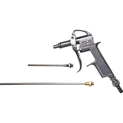 Güde Pistola di scarico ad aria compressa, 3 pezzi (alloggiamento in alluminio pressofuso, filettatura di collegamento IG 1/4", pressione di esercizio 8 bar, 120 – 600 l/min, con raccordo e 3 ugelli Güde Pistola di scarico ad aria compressa, 3 pezzi (alloggiamento in alluminio pressofuso, filettatura di collegamento IG 1/4", pressione di esercizio 8 bar, 120 – 600 l/min, con raccordo e 3 ugelli