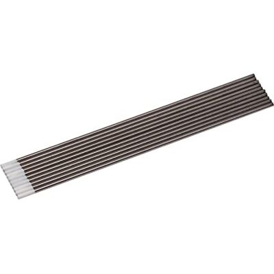 Draper 15993 Elettrodi di tungsteno zirconiato, 2,4 x 150 mm, confezione da 10 Draper 15993 Elettrodi di tungsteno zirconiato, 2,4 x 150 mm, confezione da 10