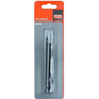 Bahco 2 Puntas 1/4" Ph2 125Mm Bahco 2 Puntas 1/4" Ph2 125Mm