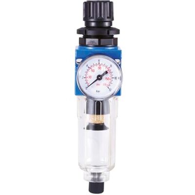 Regolatore di pressione dell'aria Abac con filtro - 1/4" femmina Regolatore di pressione dell'aria Abac con filtro - 1/4" femmina
