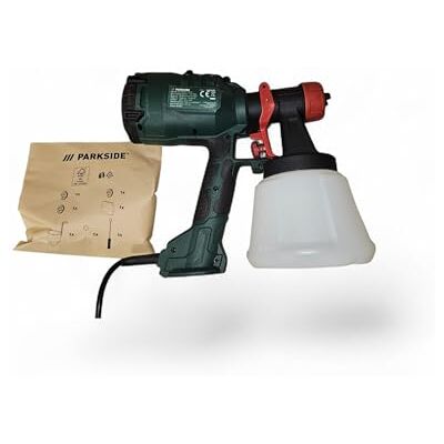 Parkside PFS 450 Sistema di Verniciatura Elettrico – Pistola a Spruzzo 450 W Parkside PFS 450 Sistema di Verniciatura Elettrico – Pistola a Spruzzo 450 W