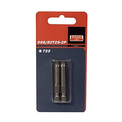 Bahco Blister 2 punte Standard 1/4" Torx 50Mm Bahco Blister 2 punte Standard 1/4" Torx 50Mm