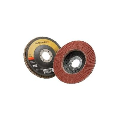 3M (TM) Cubitron (TM) II Flap Disc , T29 gigante (varie dimensioni e tipi di grana), 4-1/2 in x 7/8 in, Marrone, 10 3M (TM) Cubitron (TM) II Flap Disc , T29 gigante (varie dimensioni e tipi di grana), 4-1/2 in x 7/8 in, Marrone, 10