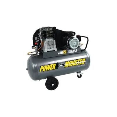 MECAFER PowerMonster 100L 3HP Cilindro doppio a cinghia MECAFER PowerMonster 100L 3HP Cilindro doppio a cinghia