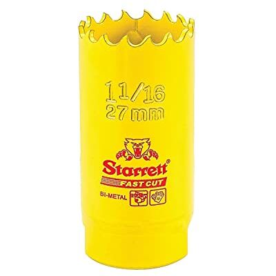 Starrett 27 mm 1''1/6 sega a tazza bimetallica fast cut Starrett 27 mm 1''1/6 sega a tazza bimetallica fast cut