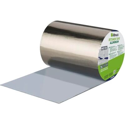 Illbruck Nastro adesivo in alluminio per riparazioni, 50 mm, lunghezza 10 m Illbruck Nastro adesivo in alluminio per riparazioni, 50 mm, lunghezza 10 m
