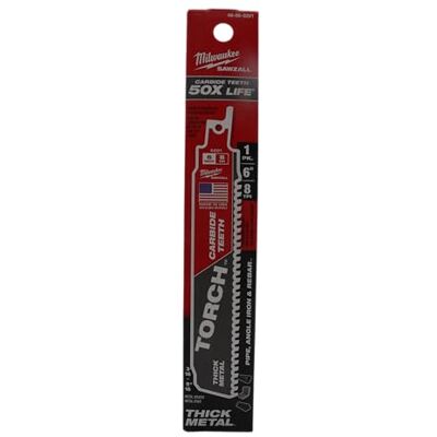 Milwaukee ELEC Tool Lama seghettata per seghetto alternativo a torcia, 15,2 cm, 7TPI, colore: Bianco Milwaukee ELEC Tool Lama seghettata per seghetto alternativo a torcia, 15,2 cm, 7TPI, colore: Bianco
