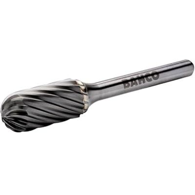 Bahco 12.7 mm x 25 mm Ø6 mm Limas rotativas cilíndricas de punta redonda de carburo de tungsteno para Inox 12 Bahco 12.7 mm x 25 mm Ø6 mm Limas rotativas cilíndricas de punta redonda de carburo de tungsteno para Inox 12