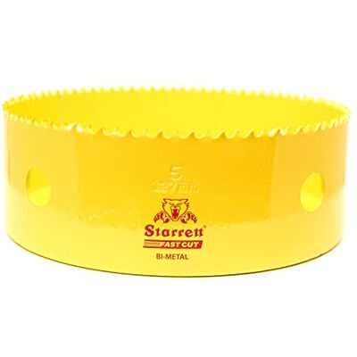Starrett SH0500 HSS Bimetal 6TPI Sega a Tazza, 127 mm Starrett SH0500 HSS Bimetal 6TPI Sega a Tazza, 127 mm