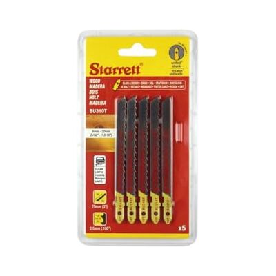 Starrett seghetto a gattuccio per sega alternativa taglio legno 75 mm 10 tpi Starrett seghetto a gattuccio per sega alternativa taglio legno 75 mm 10 tpi