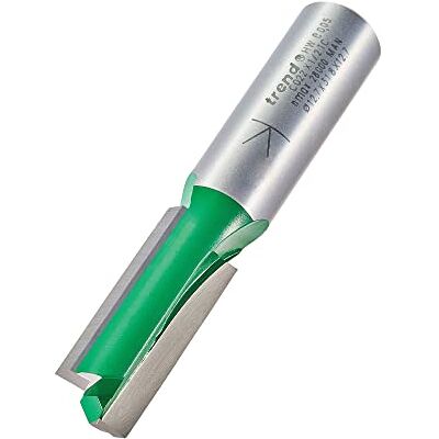 TREND CraftPro Fresa dritta 2 taglienti 32 mm attacco 1/2" TCT Fresa router TCT in carburo di tungsteno: scanalature pulite e precise, lunghezza taglio 32 mm, cod. TREND CraftPro Fresa dritta 2 taglienti 32 mm attacco 1/2" TCT Fresa router TCT in carburo di tungsteno: scanalature pulite e precise, lunghezza taglio 32 mm, cod.