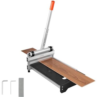 VEVOR Taglierina per Pavimenti in Vinile da 330 mm, Spessore di 16 mm con Impostazioni di Angolazione Regolabili, Ruote Flessibili, Maniglia Telescopica, Taglia Legno Ingegnerizzato, LVT, VCT, SPC VEVOR Taglierina per Pavimenti in Vinile da 330 mm, Spessore di 16 mm con Impostazioni di Angolazione Regolabili, Ruote Flessibili, Maniglia Telescopica, Taglia Legno Ingegnerizzato, LVT, VCT, SPC