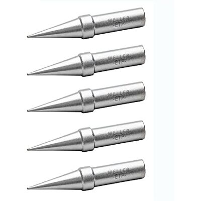 Weller WE1010 Punta per saldatura, conica, 0,8 mm, 5 pezzi Weller WE1010 Punta per saldatura, conica, 0,8 mm, 5 pezzi