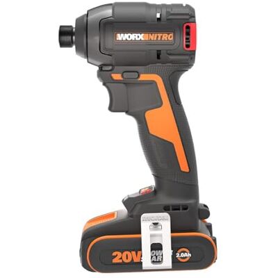 WORX Avvitatore a impulsi 20 V con 2 batterie 2 Ah e caricabatterie WORX Avvitatore a impulsi 20 V con 2 batterie 2 Ah e caricabatterie